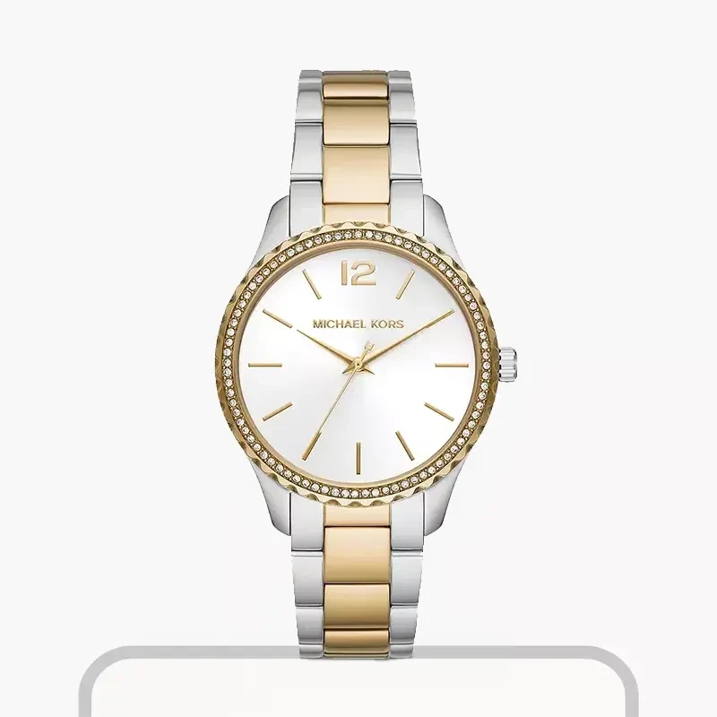 Michael Kors(MK) Layton White Dial Ladies Watch- MK6899